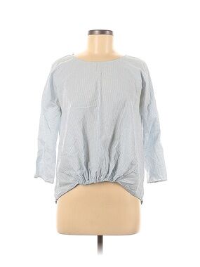 COS blue and white stripe 100% cotton blouse top EU 36 / US 6